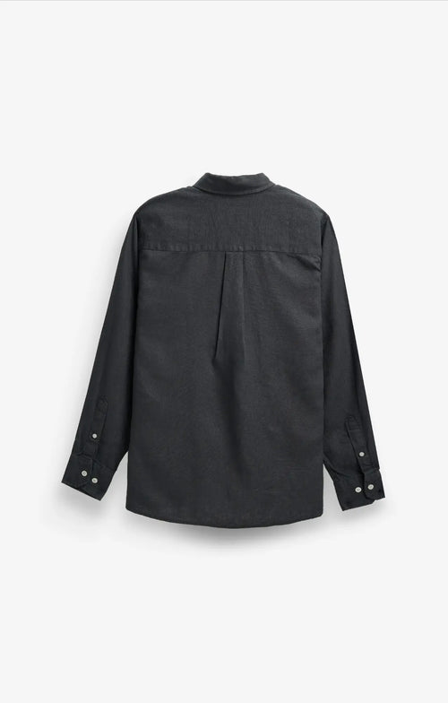 COTTON LINEN FRENCH NAVY SHIRT