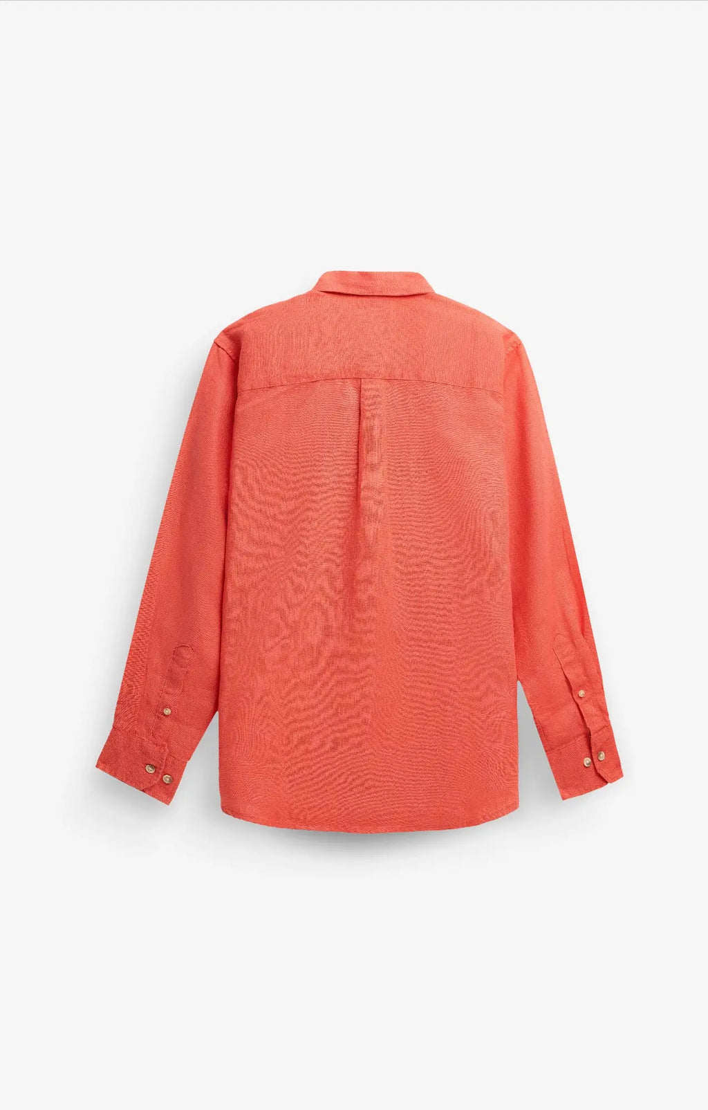 VELAIR LINEN PEACH ORANGE SHIRT