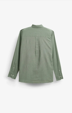 VELAIR LINEN LAURAL GREEN SHIRT