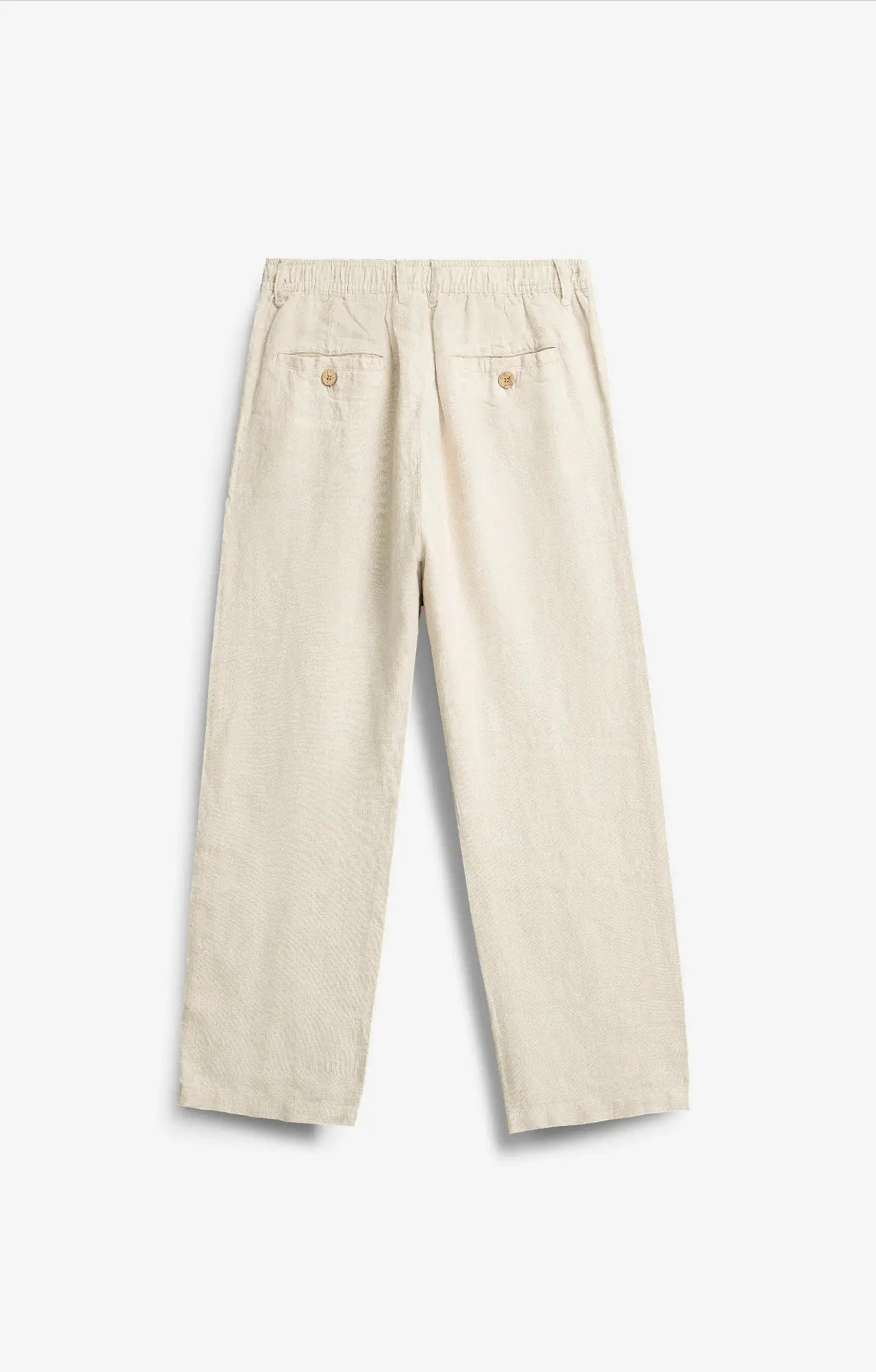 VELAIR LINEN CREAM PANTS