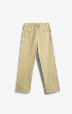 COTTON LINEN ALMOND PANTS