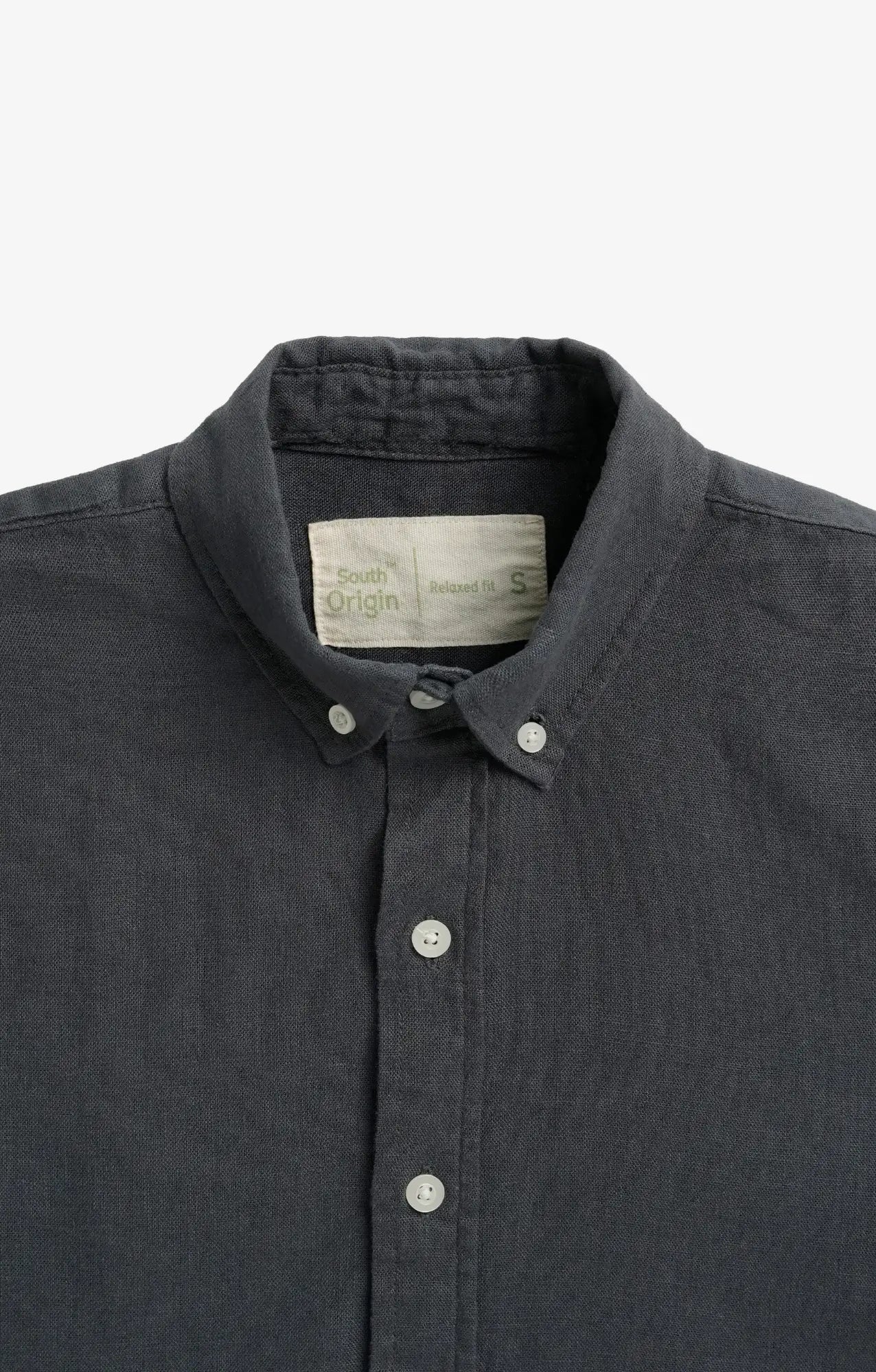 COTTON LINEN FRENCH NAVY SHIRT