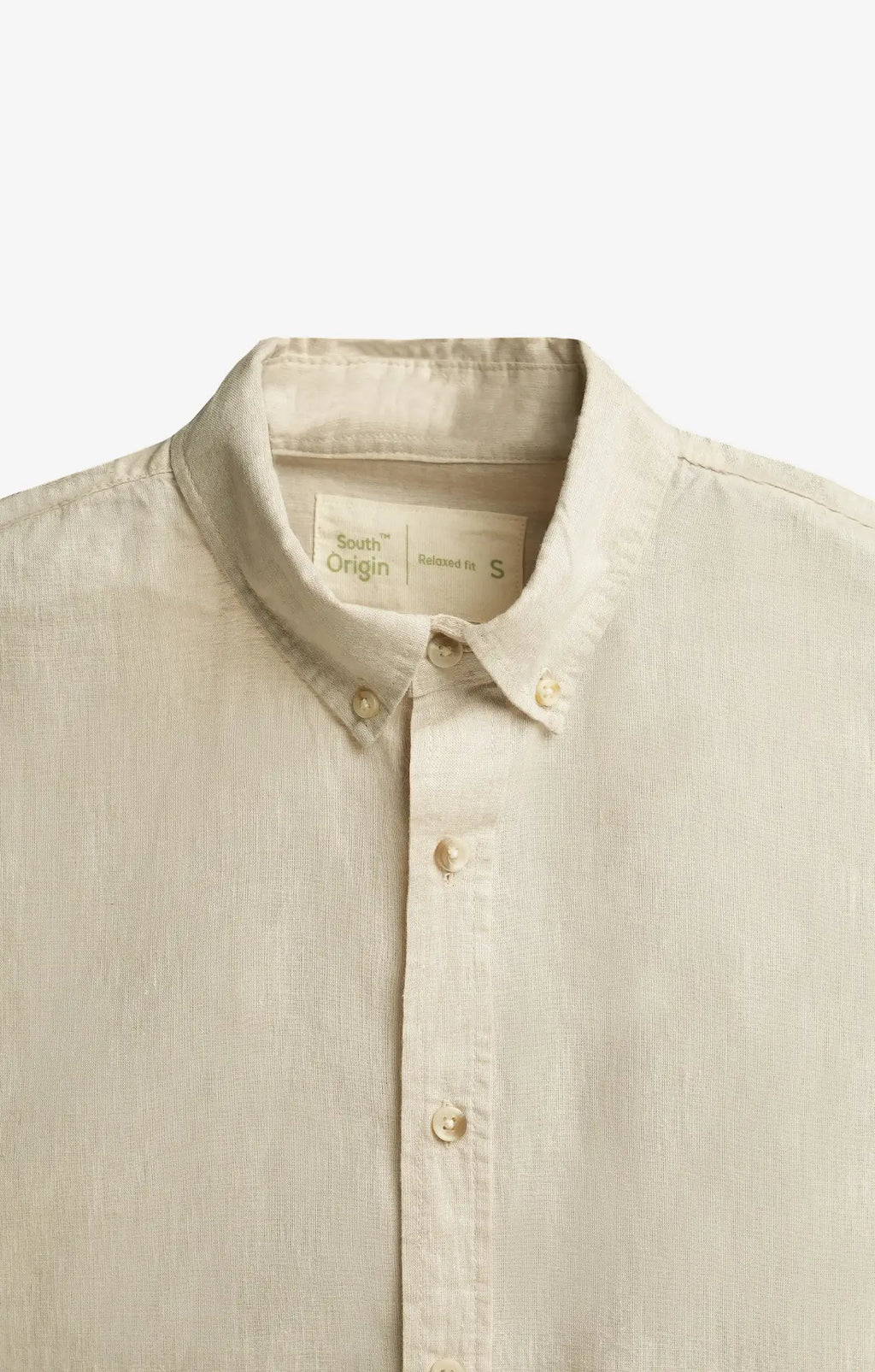 COTTON LINEN MESA BEIGE SHIRT