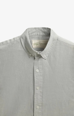 VELAIR LINEN ICE GREY SHIRT