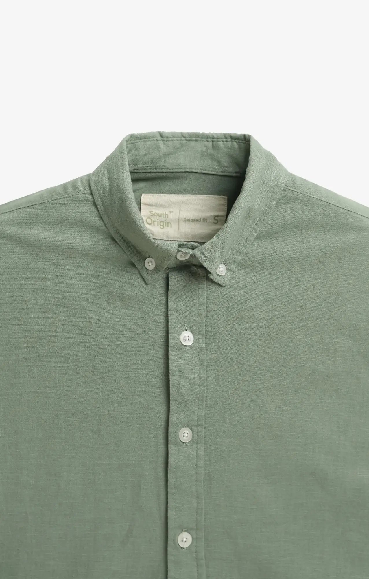 VELAIR LINEN LAURAL GREEN SHIRT