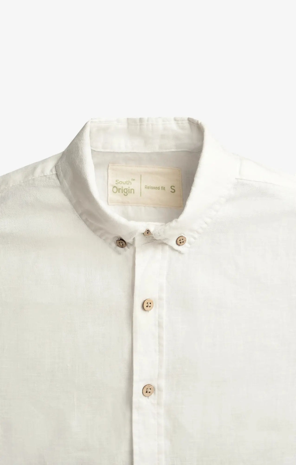 VELAIR LINEN PAPPER WHITE SHIRT