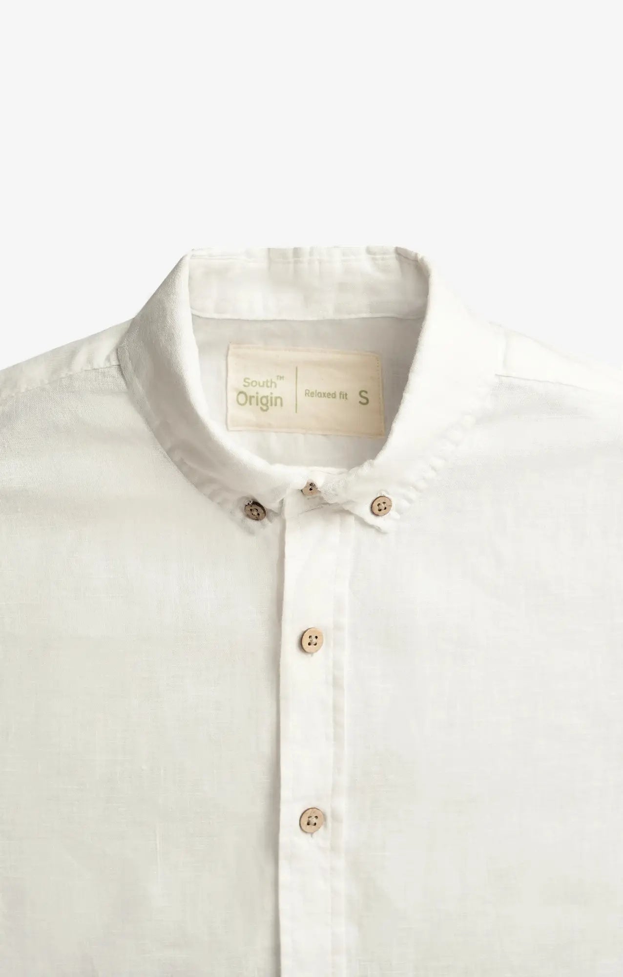 VELAIR LINEN PAPPER WHITE SHIRT