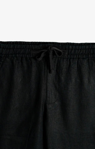 VELAIR LINEN NAVY TROUSERS