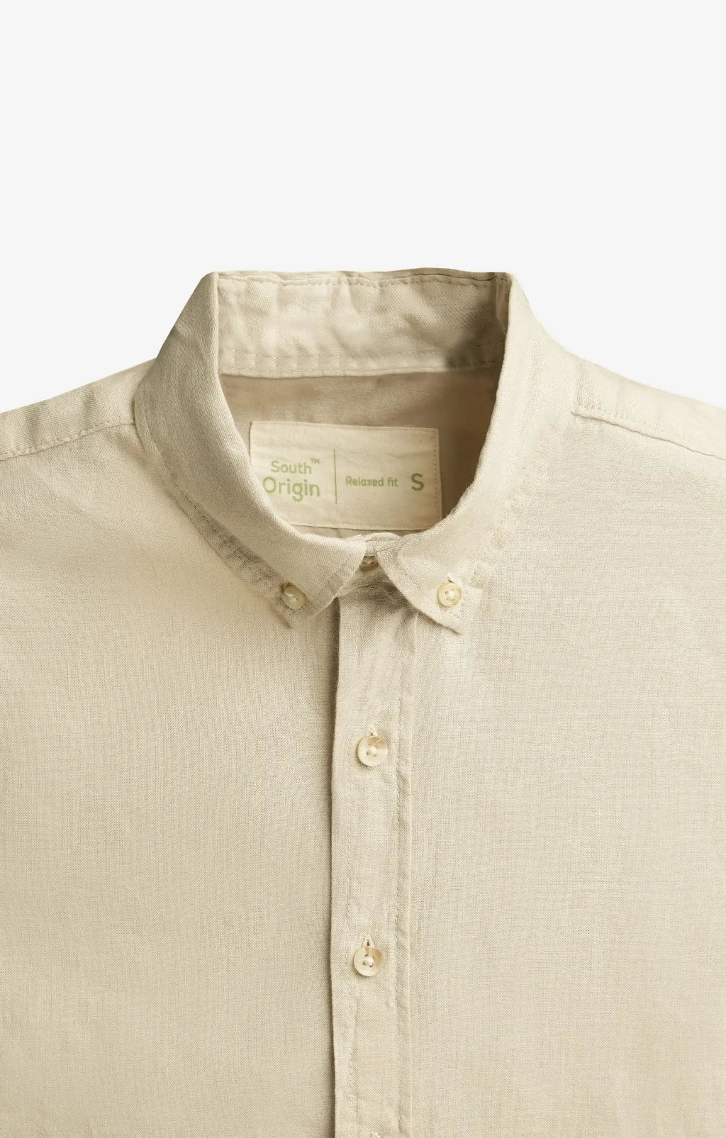 COTTON LINEN STROM BEIGE SHIRT