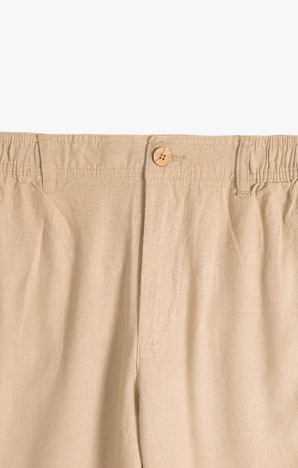 COTTON LINEN KHAKI PANTS