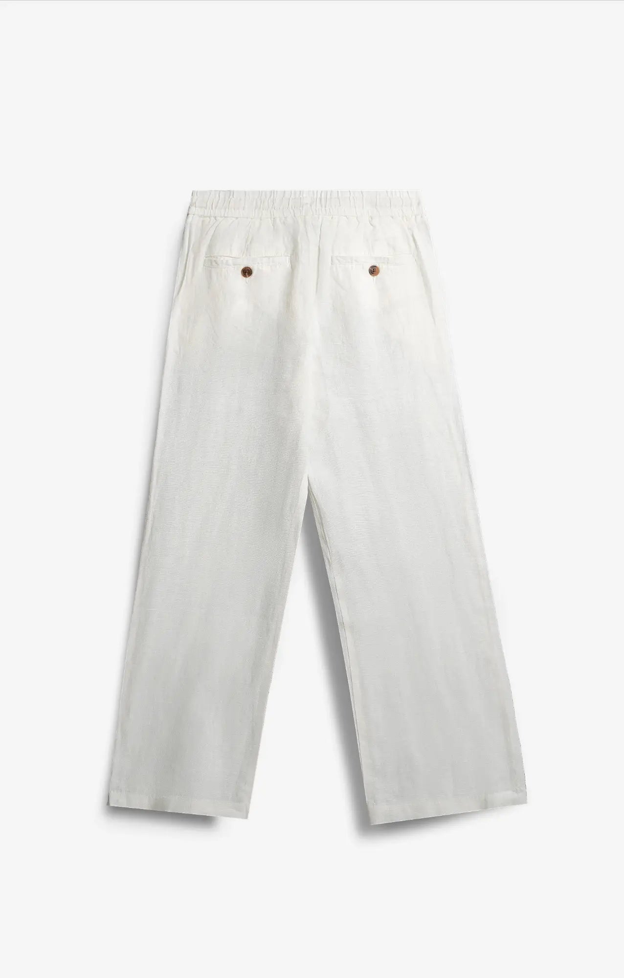 VELAIR LINEN OFF WHITE TROUSERS