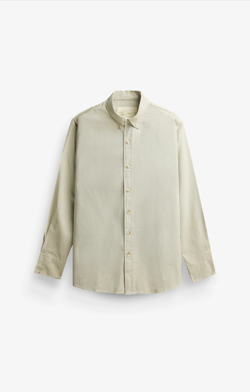 COTTON LINEN SILVER SHIRT