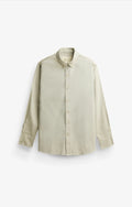 COTTON LINEN SILVER SHIRT
