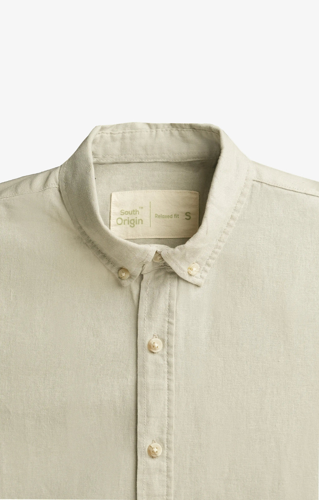 COTTON LINEN SILVER SHIRT